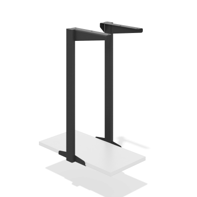 Подвесной кронштейн для системного блока ПК (белый премиум, черный муар)